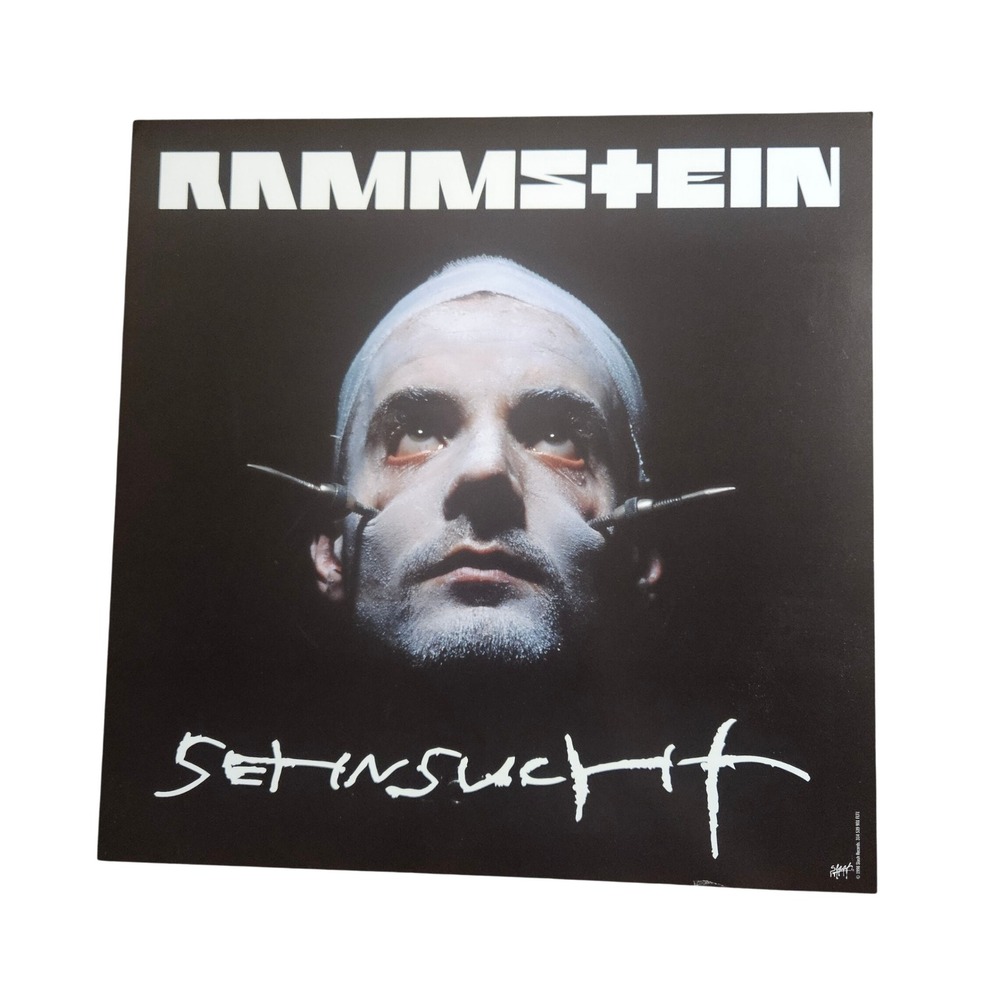 Rammstein Sehnsucht 1998 Promo Flat Album Poster 12x12 D/S Slash‎ Records Rock